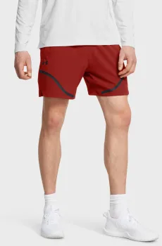 Мужские красные шорты UA Vanish Woven 6in Grph Sts Красный M Under Armour 1383353-840