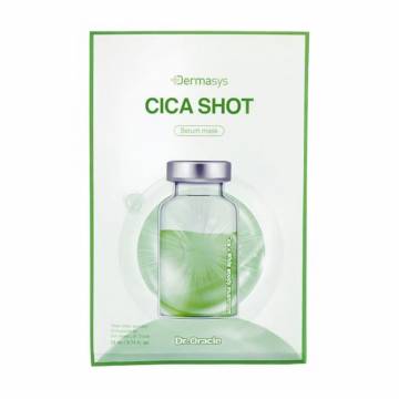 Успокаивающая маска для лица Dr. Oracle Cica Shot Serum Mask с центеллой, 22 мл