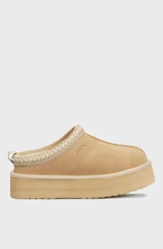 Женские бежевые замшевые клоги Lapua Бежевый 37 PRPY PRFAS3135W