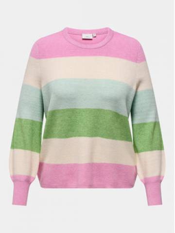 ONLY Carmakoma Светр New Daria 15306802 Кольоровий Regular Fit ONLY Carmakoma Светр New Daria 15306802 Кольоровий Regular Fit