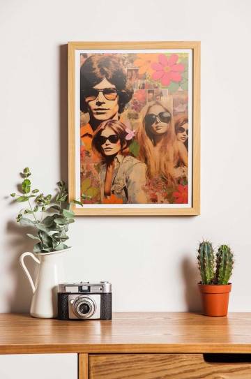 Графика на акриловом стекле a.i art HARTMAN 60s Collages 08, 30 x 40 cm Графика на акриловом стекле a.i art HARTMAN 60s Collages 08, 30 x 40 cm