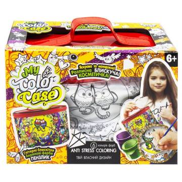Набір для розфарбовування Danko toys My color case Сови на гілці (COC-01-03U) Набір для розфарбовування Danko toys My color case Сови на гілці (COC-01-03U)