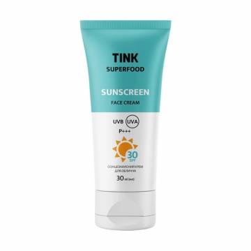 Солнцезащитный крем для лица Tink Superfood Sunscreen Face Cream, SPF 30, 30 мл Солнцезащитный крем для лица Tink Superfood Sunscreen Face Cream, SPF 30, 30 мл
