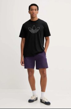 Хлопковая футболка adidas Originals Studded