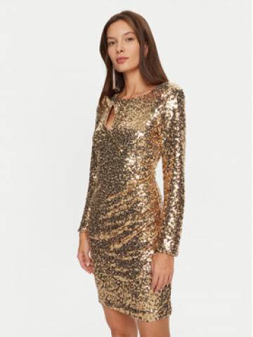 Rinascimento Коктейльна сукня CFC0019792002 Золотий Regular Fit Rinascimento Коктейльна сукня CFC0019792002 Золотий Regular Fit