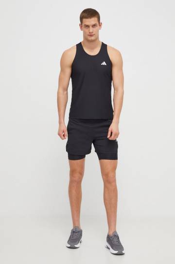 Футболка для бега adidas Performance Own The Run цвет чёрный Футболка для бега adidas Performance Own The Run цвет чёрный