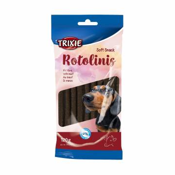 Лакомство для собак Trixie Soft Snack Rotolinis с говядиной, 120 г Лакомство для собак Trixie Soft Snack Rotolinis с говядиной, 120 г
