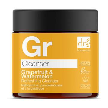 Освежающее очищающее средство для лица Dr. Botanicals Grapefruit & Watermelon Refreshing Cleanser с грейпфрутом и арбузом, 60 мл Освежающее очищающее средство для лица Dr. Botanicals Grapefruit & Watermelon Refreshing Cleanser с грейпфрутом и арбузом, 60 мл