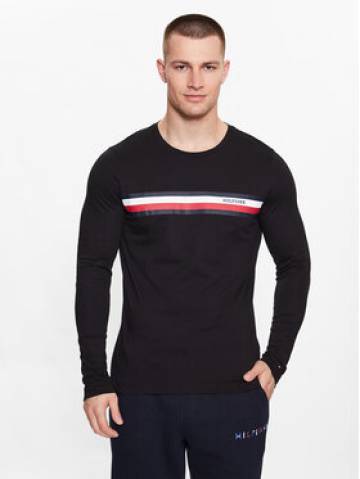 Tommy Hilfiger Longsleeve MW0MW32366 Чорний Slim Fit Tommy Hilfiger Longsleeve MW0MW32366 Чорний Slim Fit