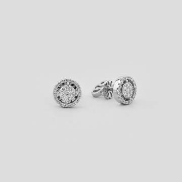 Золотые серьги Minimal с722б-бр-б-др Золотые серьги Minimal с722б-бр-б-др