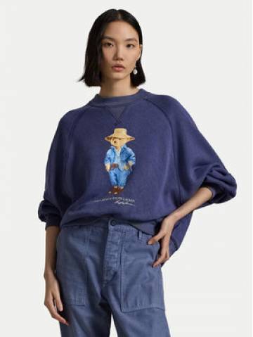Polo Ralph Lauren Світшот 211959106001 Cиній Oversize Polo Ralph Lauren Світшот 211959106001 Cиній Oversize