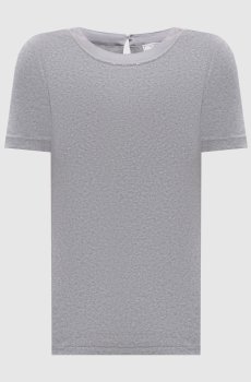 Серая футболка с цепью мониль