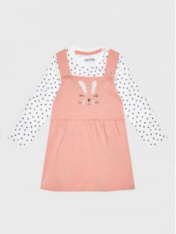 Blue Seven Комплект боді і сукня 473159 Рожевий Regular Fit Blue Seven Комплект боді і сукня 473159 Рожевий Regular Fit