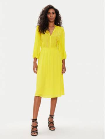 Liu Jo Повсякденна сукня CA4061 T5853 Жовтий Regular Fit Liu Jo Повсякденна сукня CA4061 T5853 Жовтий Regular Fit