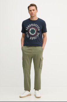 Хлопковая футболка Aeronautica Militare