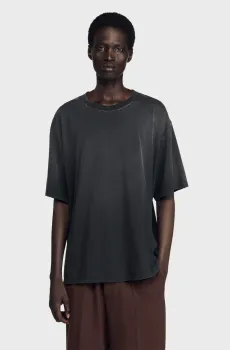 Мужская черная футболка Черный L Sandro SHPTS01715_Black