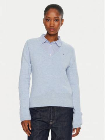 Tommy Hilfiger Светр WW0WW43505 Голубий Regular Fit