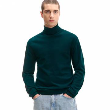 Cropp - Джемпер з коміром-гольф - темно-зелений Cropp - Джемпер з коміром-гольф - темно-зелений