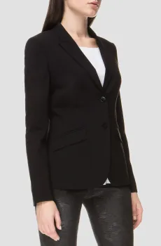 Женский черный жакет Черный 40 BOSS 50291853;001