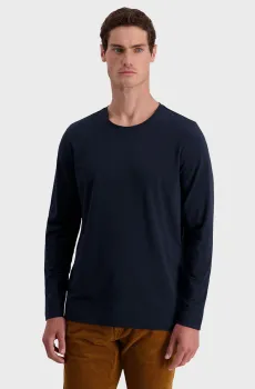 Мужской темно-синий лонгслив Синий 3XL Pierre Cardin PC.-C5 31050.3097