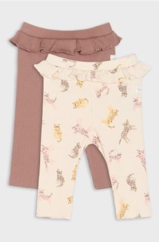 Легінси, 2 пари - кремовий