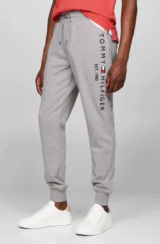 Мужские серые спортивные брюки TOMMY LOGO Серый S Tommy Hilfiger MW0MW08388