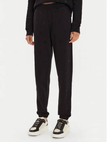 KARL LAGERFELD Спортивні штани 246W1009 Чорний Regular Fit KARL LAGERFELD Спортивні штани 246W1009 Чорний Regular Fit