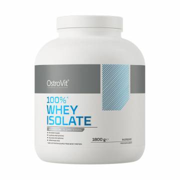 Изолят сывороточного протеина OstroVit 100% Whey Isolate Малина, в порошке, 1.8 кг