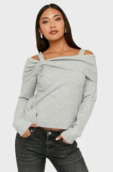 Женский серый джемпер Серый XS Tally Weijl SPUPETAMI