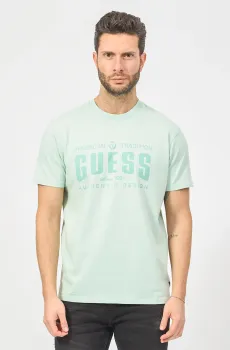 Мужская мятная футболка Ментоловый XXL Guess M5GI27.KBW41;F8BD