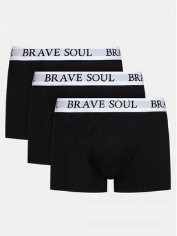 Brave Soul Набір з 3 пар боксерів MBX-648ORG Чорний Brave Soul Набір з 3 пар боксерів MBX-648ORG Чорний