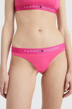 Женские розовые трусики от купальника BRAZILIAN Розовый M Tommy Hilfiger UW0UW04134