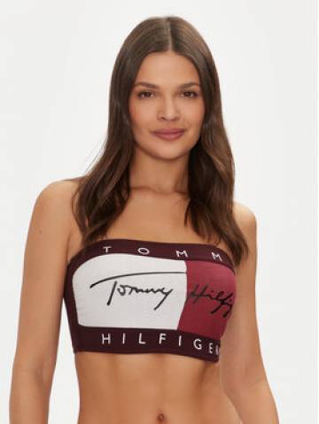 Tommy Hilfiger Бюстгралтер без кісточок UW0UW05608 Бордовий