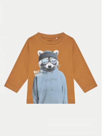 NAME IT Блузка 13233694 Коричневий Relaxed Fit NAME IT Блузка 13233694 Коричневий Relaxed Fit