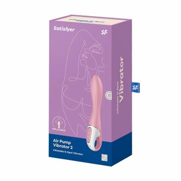 Вибратор для точки G Satisfyer Air Pump Vibrator 2 Inflatable G-Spot Vibrator розовый, 1 шт Вибратор для точки G Satisfyer Air Pump Vibrator 2 Inflatable G-Spot Vibrator розовый, 1 шт