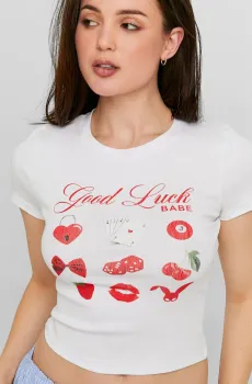 Женская белая футболка Белый M Tally Weijl STSCOPERILA2