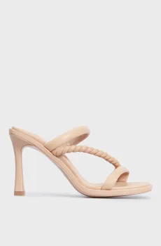 Женские бежевые кожаные мюли Sadie Бежевый 39 PRPY PRSLT5018W