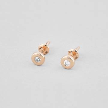 Золотые серьги Minimal с605к-бр-ч Золотые серьги Minimal с605к-бр-ч
