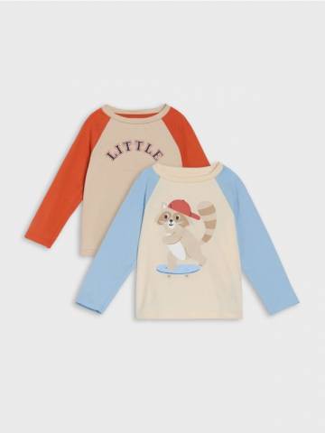 Лонгслів 2 pack - різнобарвний