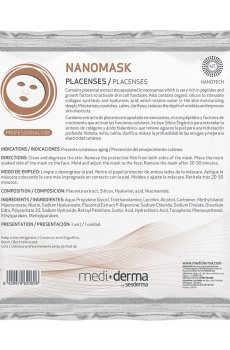 Плацентарная тканевая маска для лица Mediderma Nanomask Placenses, 1 шт