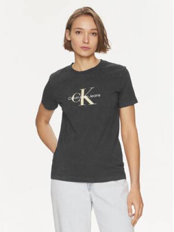 Calvin Klein Jeans Футболка Archival Monologo J20J223272 Чорний Regular Fit Calvin Klein Jeans Футболка Archival Monologo J20J223272 Чорний Regular Fit