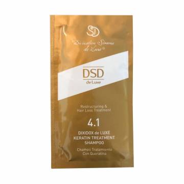 Восстанавливающий шампунь для волос DSD de Luxe 4.1 Keratin Treatment Shampoo с кератином, 10 мл