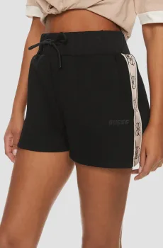 Женские черные шорты Черный XS Guess V3GD13.KB3P2;JBLK