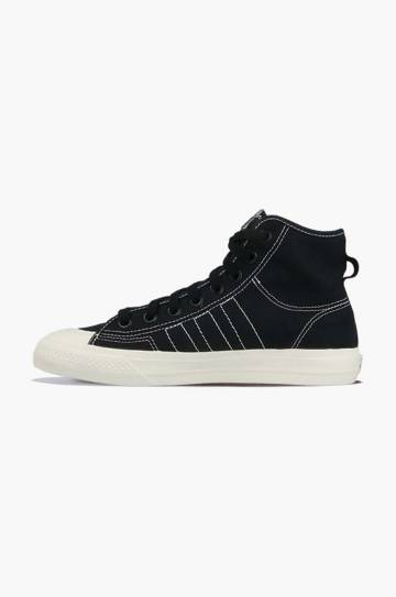 Кеды adidas Originals Nizza мужские цвет чёрный F34057-black Кеды adidas Originals Nizza мужские цвет чёрный F34057-black
