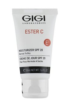 Дневной увлажняющий крем Gigi Ester C Moisturizer Cream SPF 20 для нормальной и сухой кожи лица, 50 мл