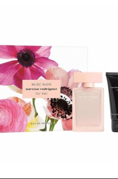 Парфюмированный набор женский Narciso Rodriguez For Her Musc Nude (парфюмированная вода, 50 мл + лосьон для тела, 50 мл)