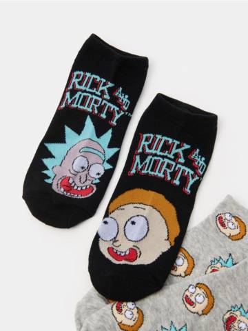Шкарпетки, 2 пари Rick & Morty - різнобарвний Шкарпетки, 2 пари Rick & Morty - різнобарвний