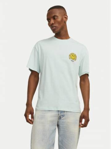 Jack&Jones Футболка Jorfrutti 12256926 Голубий Wide Fit Jack&Jones Футболка Jorfrutti 12256926 Голубий Wide Fit