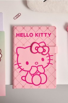 Блокнот A5 у лінійку Hello Kitty - рожевий