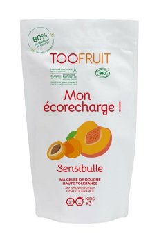 Детский гель для душа TOOFRUIT Sensibulle My High Tolerance Shower Jelly Абрикос-Персик, от 3 лет, 400 мл (дойпак)